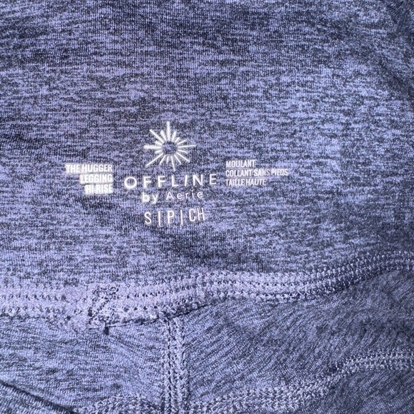 Aerie The Hugger Legging High Rise with Pockets in Heathered Navy - Size S - Picture 6 of 6